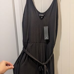 Lulu's - just breath jumpsuit - Black-  open leg - XL